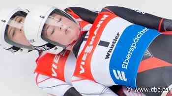 Canadian teens become 1st all-female duo to compete in doubles luge at World Cup