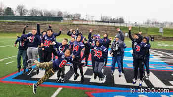 Youth football team Tulare Patriots win world championship title