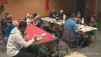 Recent immigrants in Edmonton took part in their first Canadian Christmas celebration