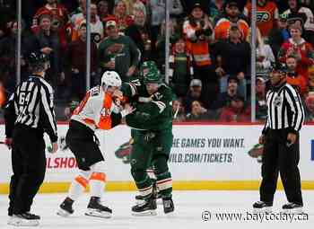 Flyers lose 2 more players, fall 4-1 in Minnesota