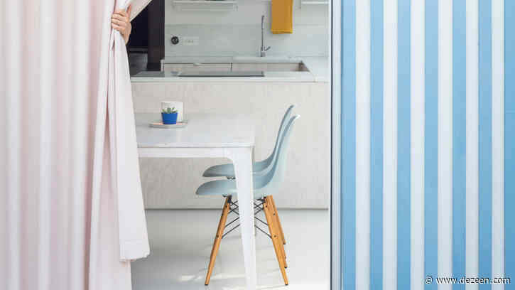 CAN adds blue and white striped extension to London house