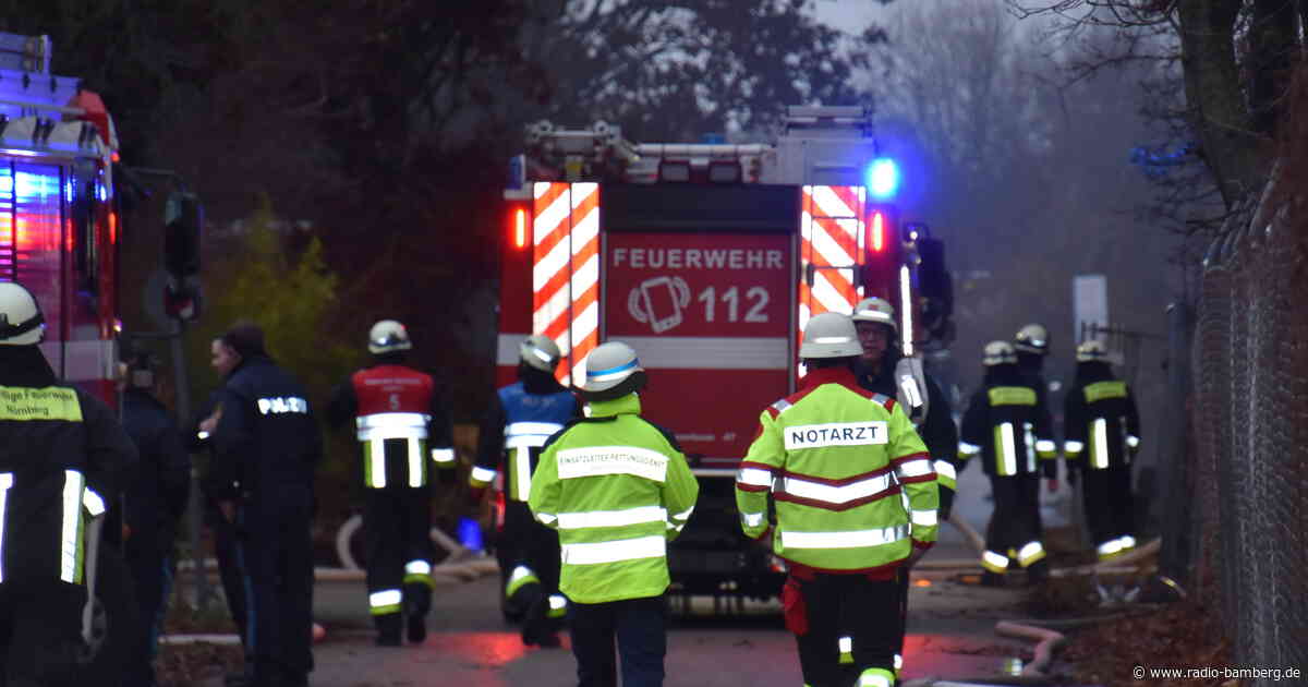 Großbrand in Nürnberger Lagerhalle