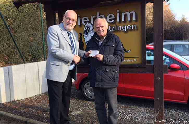 Kitzinger Freimaurer spenden für Tierheim