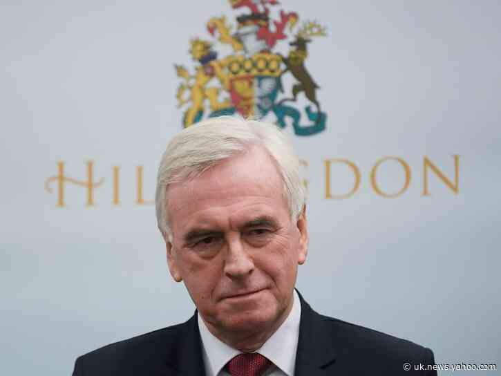 I take the blame, says UK Labour&#39;s McDonnell of election &quot;disaster&quot;