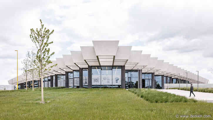 Rhomboid roof brings light into COBE's Halftime building on the Adidas campus