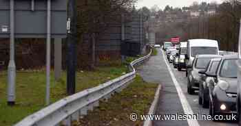 One taken to hospital after crash on A48 in Cardiff that caused major delays