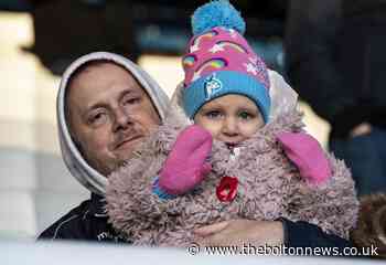 Wanderers fans at the away defeat to Peterborough United
