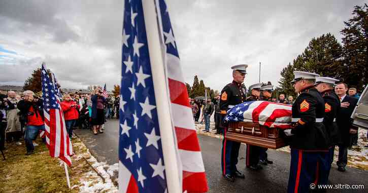 Marine Pfc. Robert James Hatch, killed in World War II, is buried in Utah after 76 years