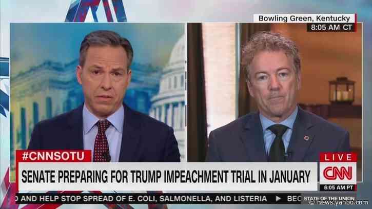 Tapper Grills Rand Paul on Ukraine: You Really Think Trump’s ‘Concerned About Rooting Out Corruption?’