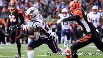 Patriots take 13-10 lead just before halftime