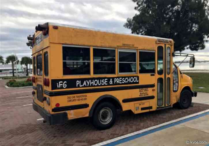 Woman in Florida leaves three kids alone in bus overnight to smoke pot on boat