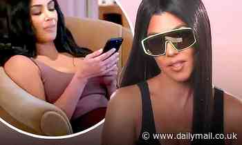 Kourtney Kardashian impersonates Kim
