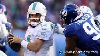 Dolphins Fall to Giants in What May Be Manning’s Final Home Start for New York