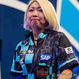 Japanse Suzuki kan net geen geschiedenis schrijven op WK darts