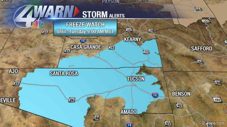 Cool temperatures continue into the work week