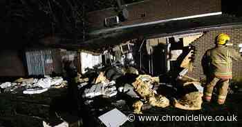 See the scene of devastation after suspected gas explosion at Houghton-le-Spring property