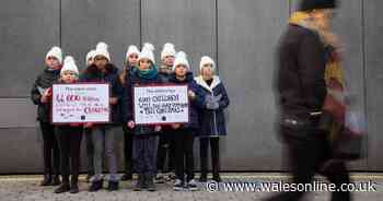 Silent choir raised plight of children this 'broken' Christmas