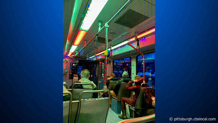 Pittsburgh T Train Gets Decked Out For The Holidays