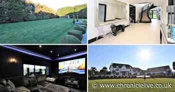 See inside Andy Carroll's £5m black and white home - complete with kinky mirror above his bed