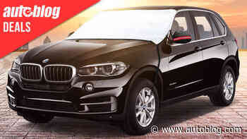 This windshield snow cover is 25% off today