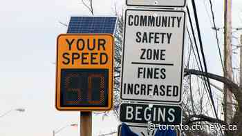 Cameras coming to 50 Toronto roads 'notorious for speeding'