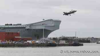 New F-35 Lightning jet roars off aircraft carrier’s ‘ski ramp’ at home base