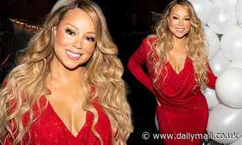 Mariah Carey celebrates as All I Want For Christmas Is You hits No. 1 25 year after its release 