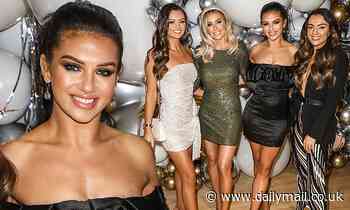 Alexandra Cane is supported by her Love Island pals at a Christmas party after split from beau Adam