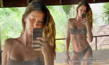 Gisele Bundchen shows she still has the best body in the modeling business as she shines in a bikini