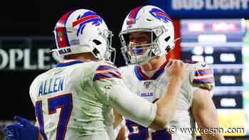 Bills TE scored winner on route he broke foot on