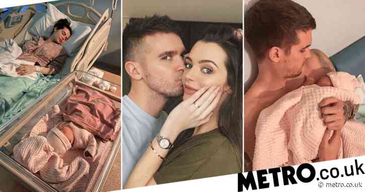 Geordie Shore’s Gaz Beadle shares adorable first photos of new baby daughter born two weeks early