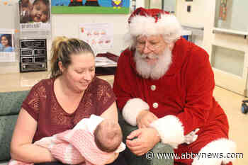 Santa visits five B.C. hospitals Tuesday