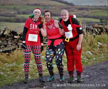 First ever 'Bolton bauble fun run' held at Walker Fold