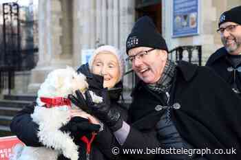 Belfast's Black Santa goes contactless