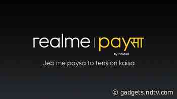Realme PaySa Financial Services Platform Launched in India to Offer Loans to Individuals, SMEs