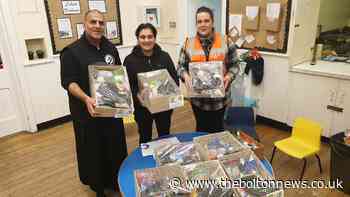 Christmas party for homeless people