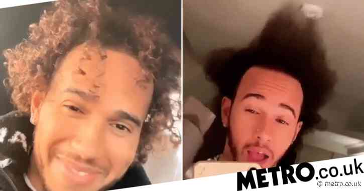 Lewis Hamilton Reveals Healthy Bouncy Curls After Starting Natural
