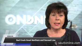 Two Vehicle Crash, Great Northern and Second Line