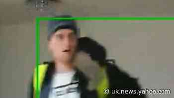 Burglar jailed after being caught on victim’s security camera