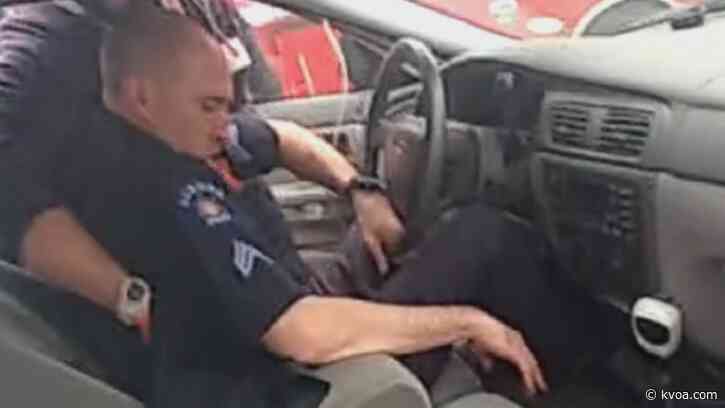 Bodycam captures officer drunk behind the wheel