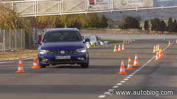 VW Passat wagon flunks Sweden's 'moose test'