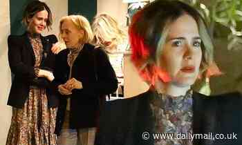 Sarah Paulson celebrates her 45th birthday with her girlfriend Holland Taylor, 76
