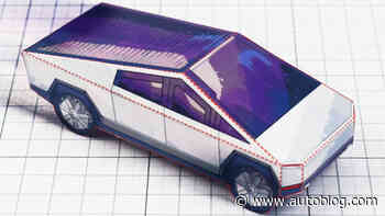 Fold-up paper Cybertruck beats Tesla to production