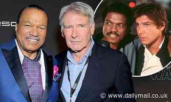 Harrison Ford and Billy Dee Williams have a mini Star Wars reunion at the Rise of Skywalker premiere