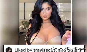 Kylie Jenner sparks Travis Scott's interest with bra snap as Kim insisted the pair aren't engaged