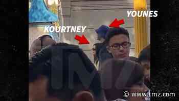 Kourtney Kardashian, Younes Bendjima Cozy Up at Disneyland