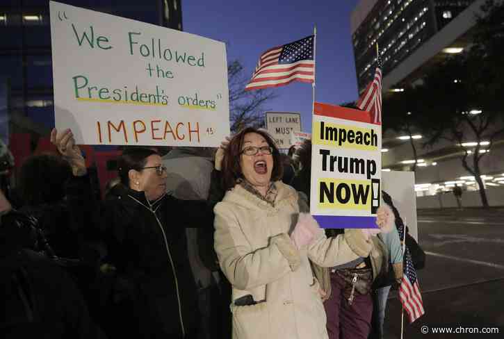 Modest but passionate turnout at pro-impeachment rallies