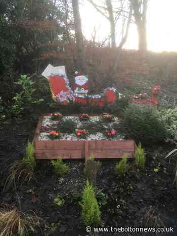 Volunteers hit back at destructive vandals by ending year with a little festive fun