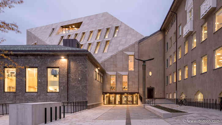 ALL designs faceted facade to create a play of light across Bodø City Hall