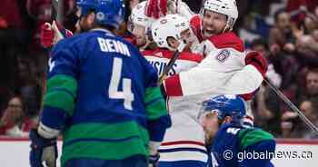 Tatar, Canadiens down Vancouver Canucks 3-1